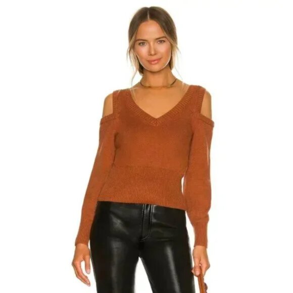 Lovers and Friends Cleya Sweater in Deep Amber - Picture 1 of 7